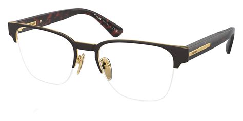 prada havanna|Prada PR A52V Square Eyeglasses .